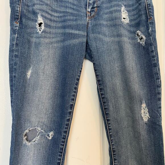 Gap 1969 Always Skinny Distressed Medium Wash Jeans - Picture 4 of 8